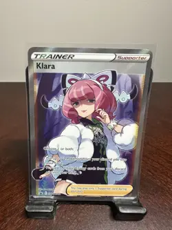 Pokemon Card TCG - Klara SWSH302 Full Art Trainer Sword & Shield Promo Near Mint - Image 1
