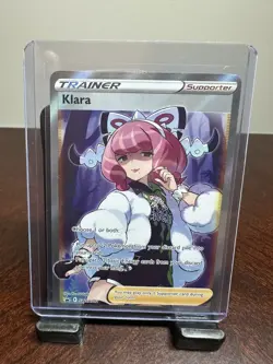 Pokemon Card TCG - Klara SWSH302 Full Art Trainer Sword & Shield Promo Near Mint - Image 3
