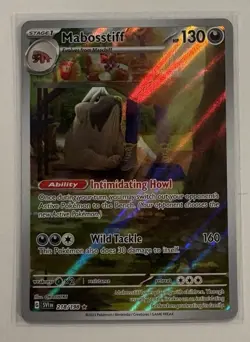 MABOSSTIFF 218/198 POKEMON MINT CONDITION POKEMON SCARLET VIOLET BASE SET - Image 1