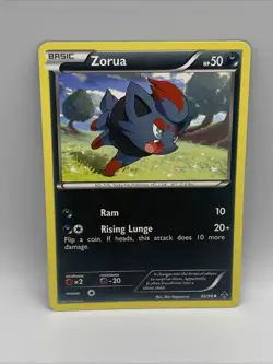 66/98 Zorua Uncommon: Pokemon Trading Card Game BW-02 Emerging Powers - Image 1