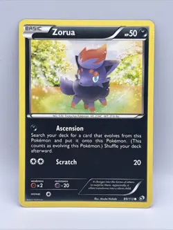Zorua 89/113 Legendary Treasures Common Pokemon Card - Image 1