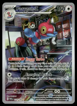 Porygon-Z 214/182 Illustration Rare Paradox Rift Pokemon Holo Near Mint - Image 1