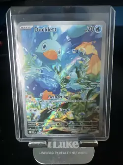 Pokemon TCG: Ducklett Illustration Rare 109/86 White Flare English - Image 1