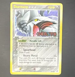 Pokemon TCG Skarmory Reverse Holo Rare 26/107 EX Deoxys 70 HP Basic EN - Image 1