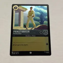 Prince Naveen 182/204 Disney Lorcana Fabled Common Cold Foil Card NM - Image 1