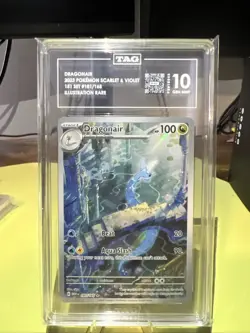 Pokemon TAG 10 Dragonair 181/165 Scarlet & Violet 151 Illustration Rare Holo - Image 1