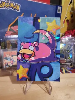 Pokemon Electric Pika Card Database - Slowpoke Pop Art Style Halftone Gallery - Image 1