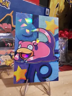 Pokemon Electric Pika Card Database - Slowpoke Pop Art Style Halftone Gallery - Image 2