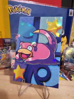 Pokemon Electric Pika Card Database - Slowpoke Pop Art Style Halftone Gallery - Image 3