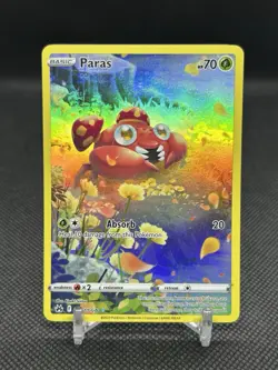 Paras Ultra Rare Holo SWSH: Crown Zenith: Galarian Gallery GG32/GG70 Pokemon - Image 1