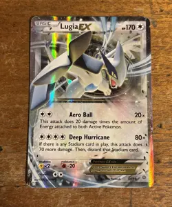Pokemon Lugia EX Ultra Rare Holo XY Ancient Origins 68/98 Basic 170 HP English - Image 1