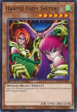Harpie Lady Sisters SBC2-ENH08 Speed Duel: Battle City Finals 1st Edition for sale online - Image 1