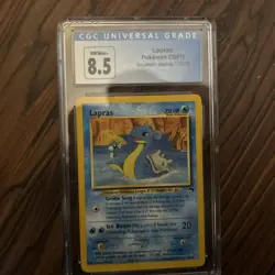 Pokemon Lapras Southern Islands Promo 12/18 CGC 8.5 - Image 1