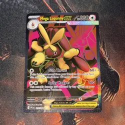 Pokemon Mega Lopunny EX 115/094 Phantom Forces Ultra Rare Holo English Card - Image 1