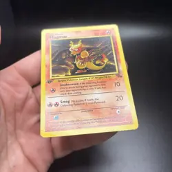 Pokemon TCG Magmar Fossil Card 39/62 1st Edition Uncommon HP/DMG -j - Image 5