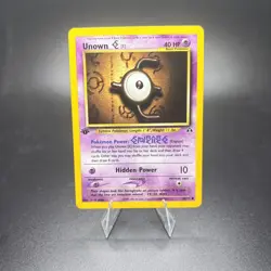 Unown E - Neo Discovery - 1st Edition - 67/75 - Pokemon - Vintage 2001 NM -c - Image 1