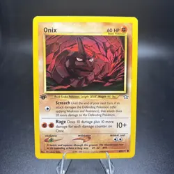 Pokemon Tcg - Onix 69/111 Common - 1st Edition Neo Genesis Regular (NM+) -j - Image 1