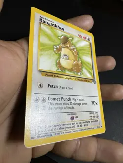 Pokemon Kangaskhan 21/64 Jungle Non-Holo Rare Card Played - Image 5