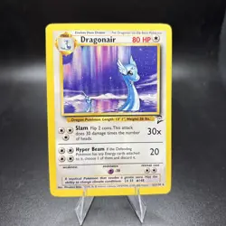 Pokemon Dragonair Base Set 2 Unlimited Rare Card 22/130 Vintage Pokemon LP -j - Image 1