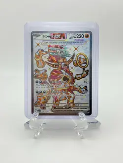Pokemon TCG Hoopa EX Full Art Ultra Rare Holo Card 226/182 Paradox Rift - Image 1