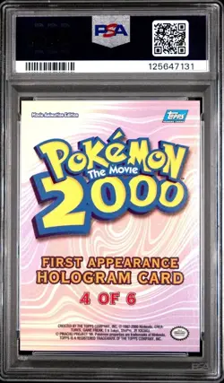 PSA 2 2000 Pokemon First Appearance Elekid The Movie Holo Topps Series 1 - Image 2