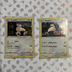 Snorlax - COSMOS Holo Promo Cards - Pokemon TCG - NM- Lot of 2 - AE - Image 1