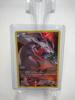Pokemon TCG Reshiram XY74 Black Star Promo Card Near Mint Condition Fast Ship - Image 1