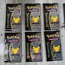 Pokemon 25th Anniversary Celebrations Booster Packs X10 LOT OF 10 SEALED *RARE* - Image 2