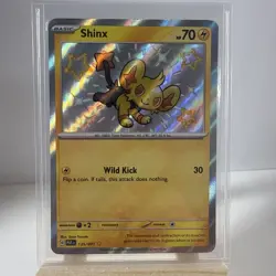 Pokemon Shinx 135/091 SV: Paldean Fates Shiny Rare Holo NM - Image 1