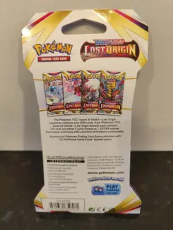 Pokemon "Lost Origin" 10-Card Sealed Sleeved Booster (Giratina) X1 - Image 2