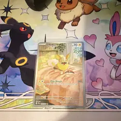 Pokemon TCG Yamper 099/091 Paldean Fates Shiny Rare Holo 70 HP EN - Image 1