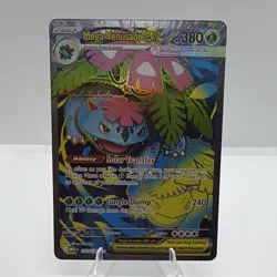 Pokemon TCG Mega Venusaur EX 155/132 Evolutions Ultra Rare Full Art Holo ENG - Image 1