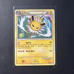 Pokemon TCG Jolteon 45/95 Call of Legends Non-Holo Card NM- Condition - Image 1