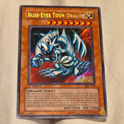 Konami Yu-Gi-Oh! Blue-Eyes Toon Dragon Magic Ruler MRL-000 1st Secret Holo - Image 1
