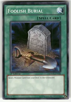 Foolish Burial SDMA-EN026 1st Edition Structure Deck: Marik NM Yu-Gi-Oh - Image 1