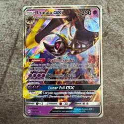 Lunala GX 66/149 Holo Ultra Rare - SM Base Set - Pokemon - LP - Image 1