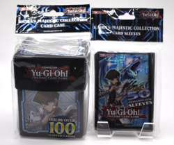 Yu-Gi-Oh! Kaiba’s Majestic Sleeves (50) + Deck Box – Official Konami Sealed - Image 1