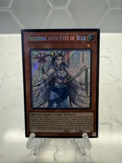 Priestess with Eyes of Blue LCKC-EN016 Legendary Collection Kaiba Secret Rare - Image 1