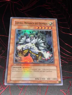 Zaborg, Monarch Des Donners AST-DE023 Super Rare Deutsch Yugioh - Image 1