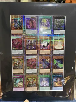 Yu-gi-oh! Uncut Sheet 1st DOOD | Starligth Rare RARE 4x4 | Konami - Image 1