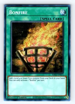 Yugioh Bonfire RA03-EN073 Secret Rare - NM 💎 - Image 1
