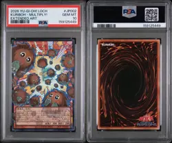 2026 YU-GI-OH JPN LOCH THE HEROES #JP002 KURIBOH - MULTIPLY! EXTENDED ART PSA 10 - Image 3