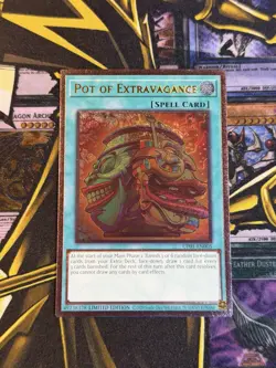 Pot of Extravagance UP01 Tournament Pack Ultimate Rare NM YGO Yu-Gi-Oh! X1 - Image 1