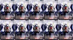 Normal 10 Cards Resource R-008 Freedom Gundam Card Newtype Rising Japanese - Image 1