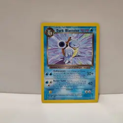 Pokemon TCG Dark Blastoise 4/110 Non Holo Official Lightly Played Card - Image 1