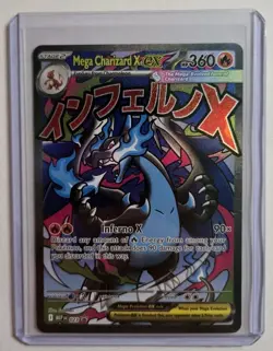 Pokemon Mega Charizard X EX 023 Mega Evolution Promo Holo Promo 360HP - Image 1