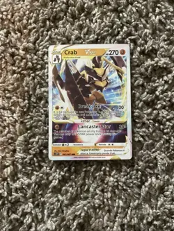 Pokemon Crab Card ￼ - Image 1