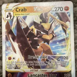 Pokemon Crab Card ￼ - Image 4