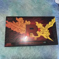 POKEMON TCG TEAM ROCKET'S MOLTRES UPC Ultra Premium Collection has tear view pic - Image 1