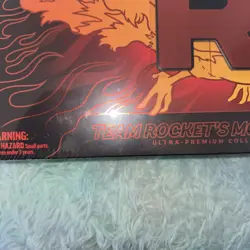 POKEMON TCG TEAM ROCKET'S MOLTRES UPC Ultra Premium Collection has tear view pic - Image 3